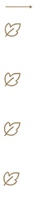 Decorative gold leaf icons and arrow